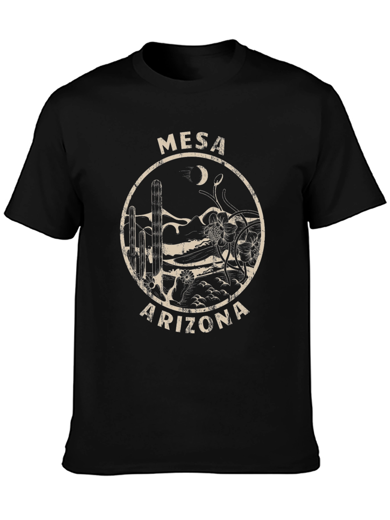 Mesa Arizona Graphic Tee - Desert Cactus Design