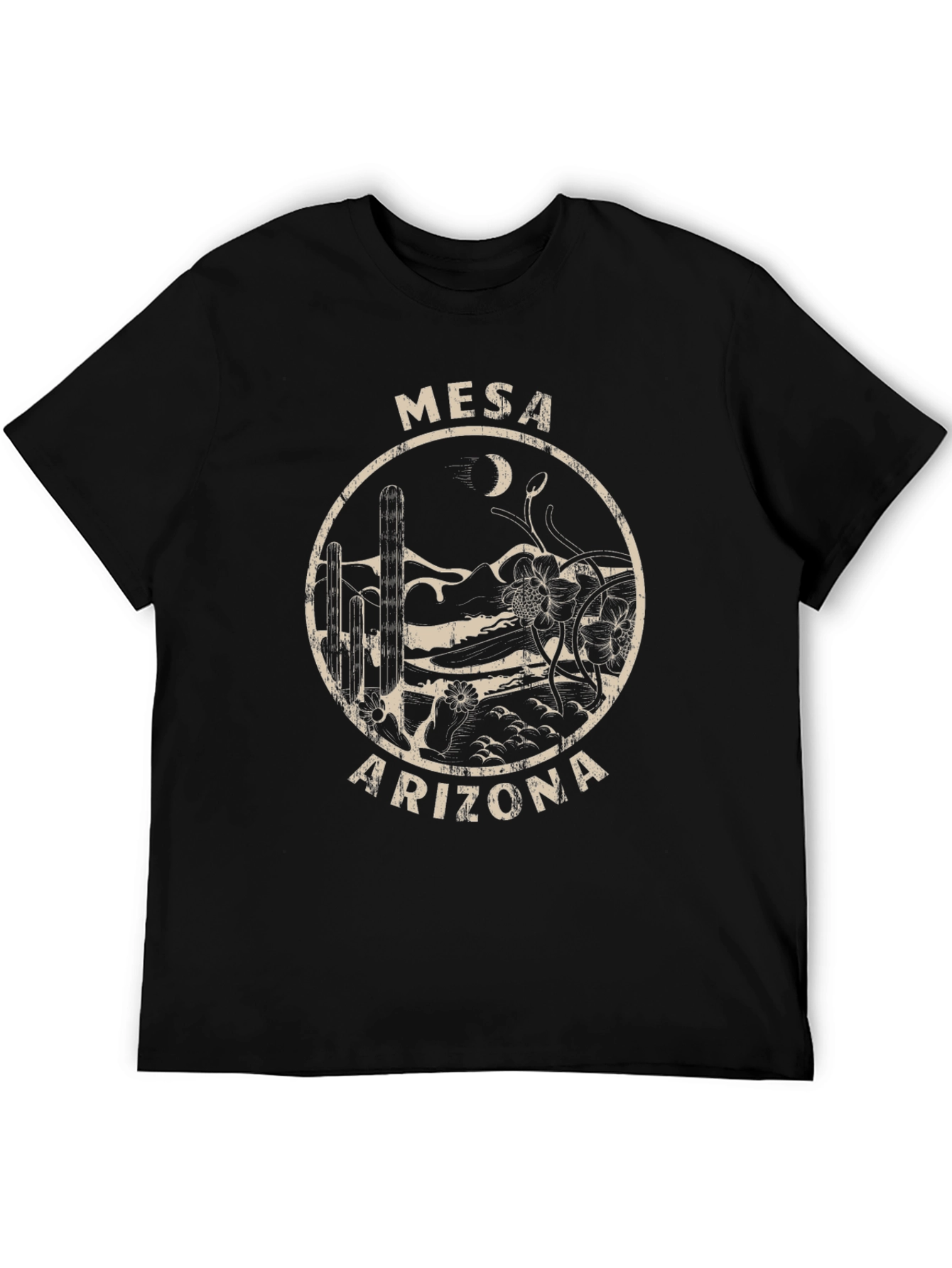 Mesa Arizona Graphic Tee - Desert Cactus Design