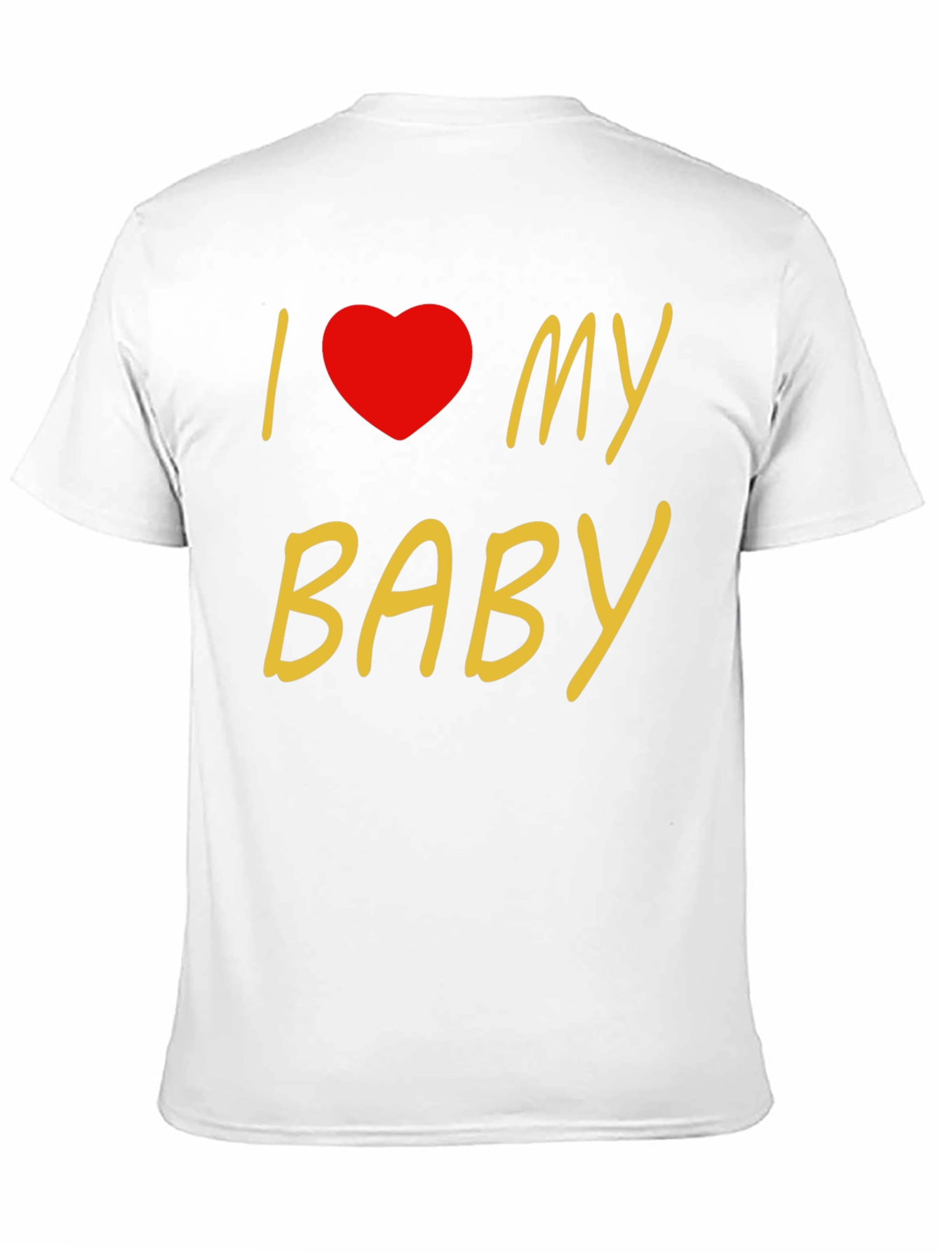 I Love My Baby Black T-Shirt