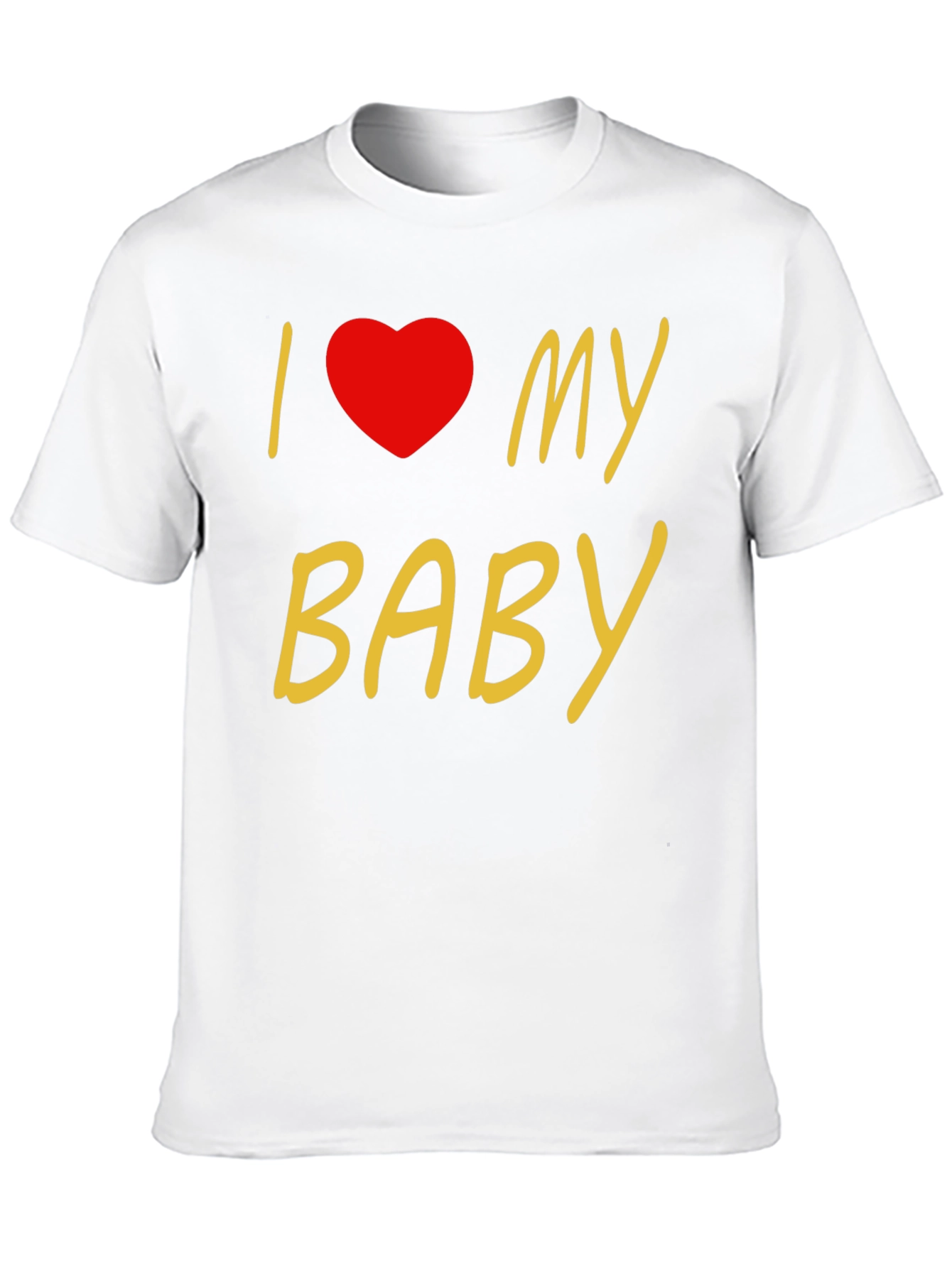 I Love My Baby Black T-Shirt