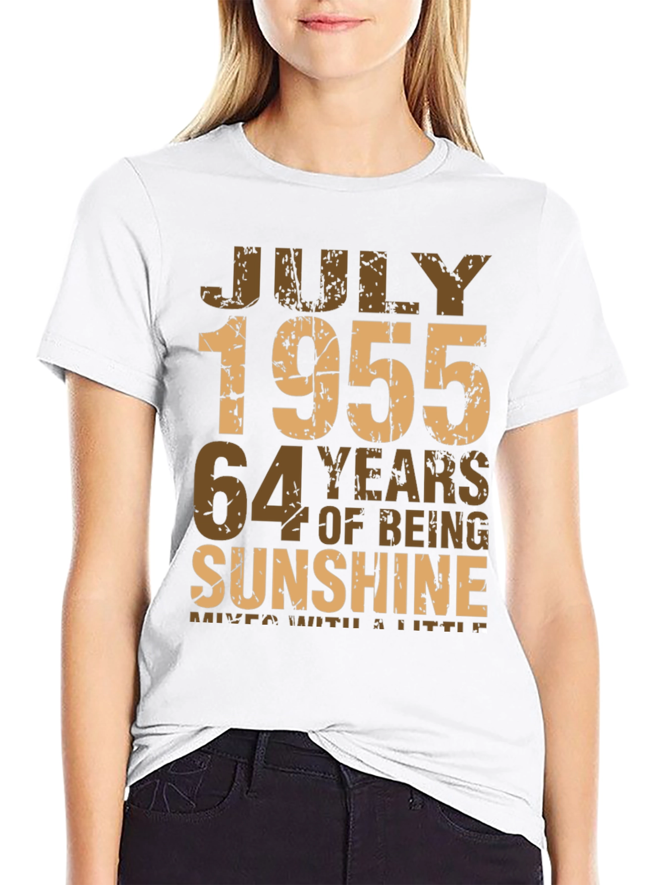 July 1955 Birthday Graphic T-Shirt