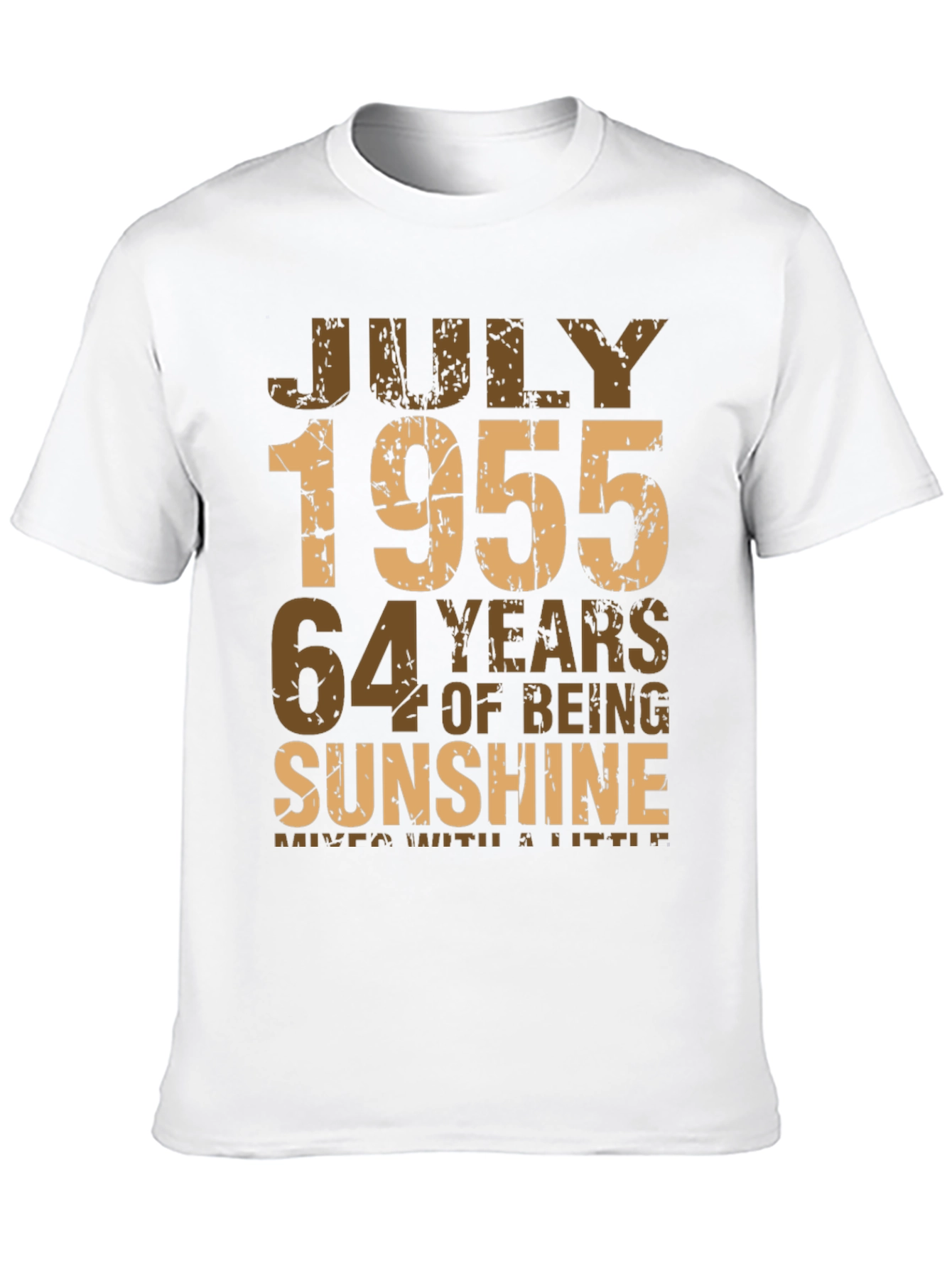 July 1955 Birthday Graphic T-Shirt