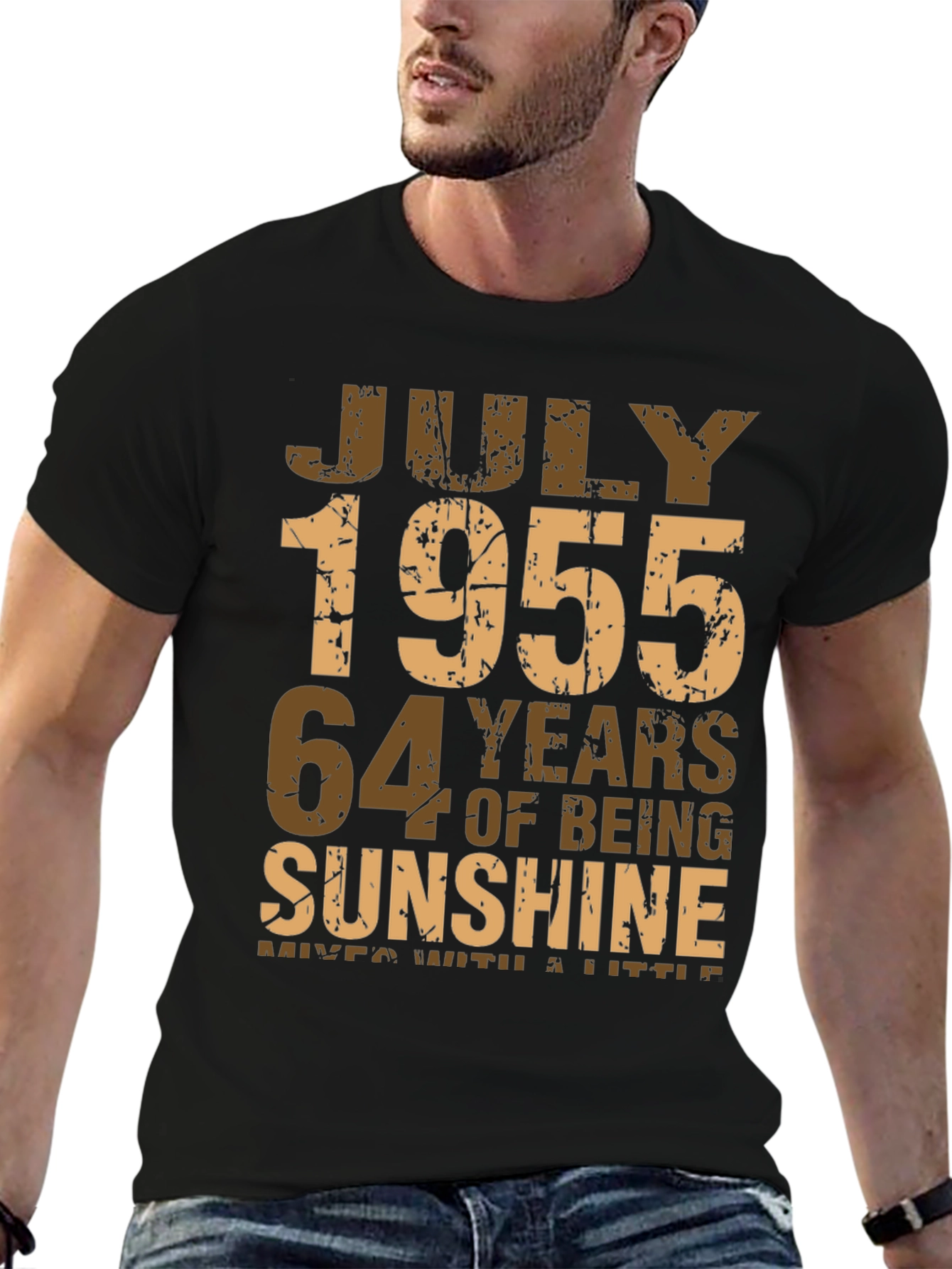 July 1955 Birthday Graphic T-Shirt