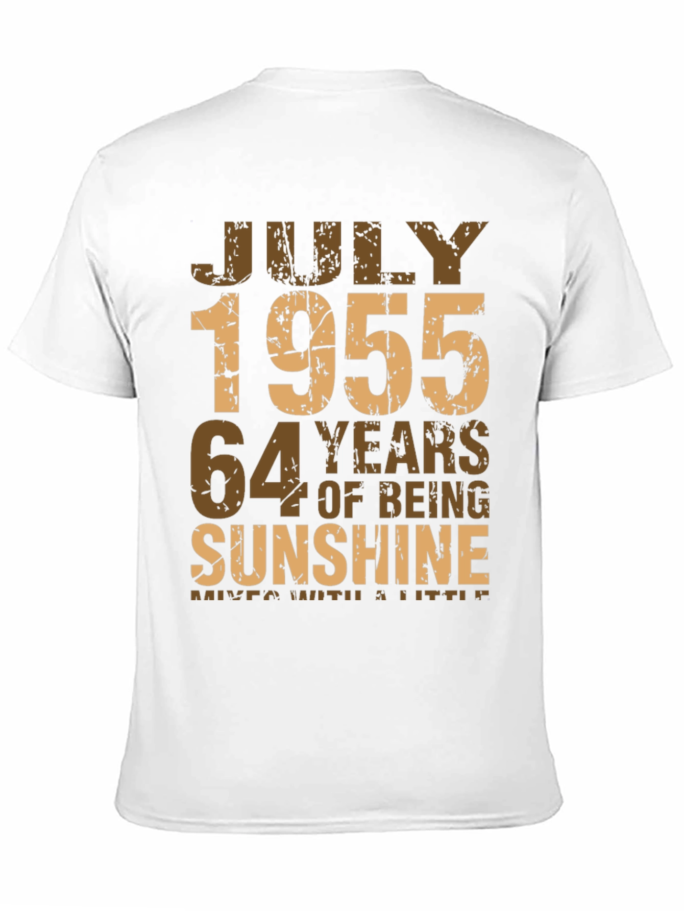 July 1955 Birthday Graphic T-Shirt