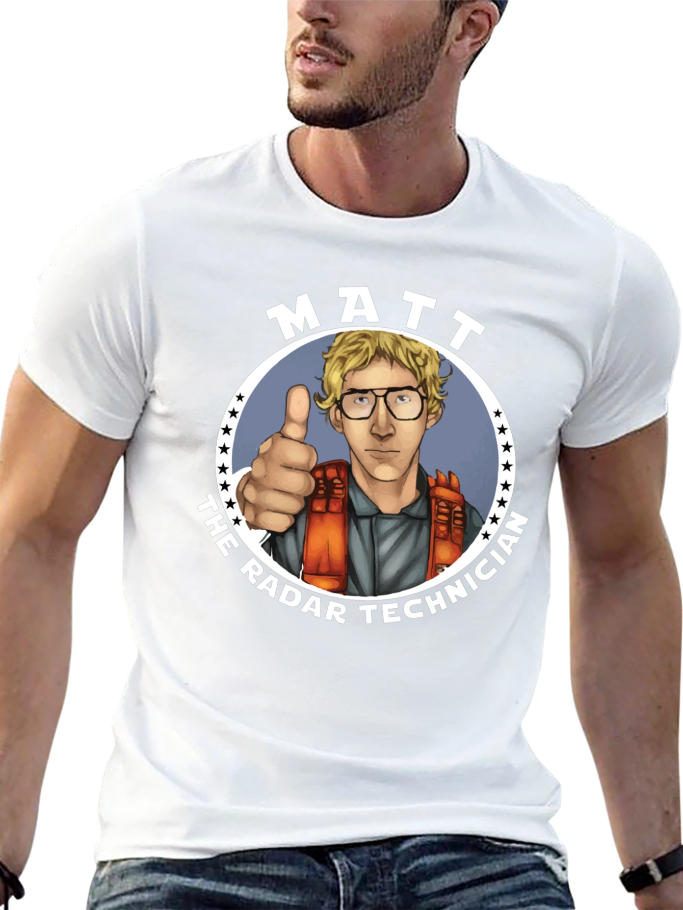 Matt The Radar Technician Graphic T-Shirt