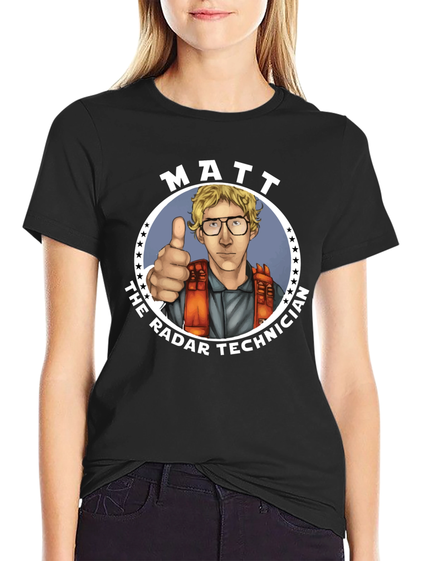 Matt The Radar Technician Graphic T-Shirt