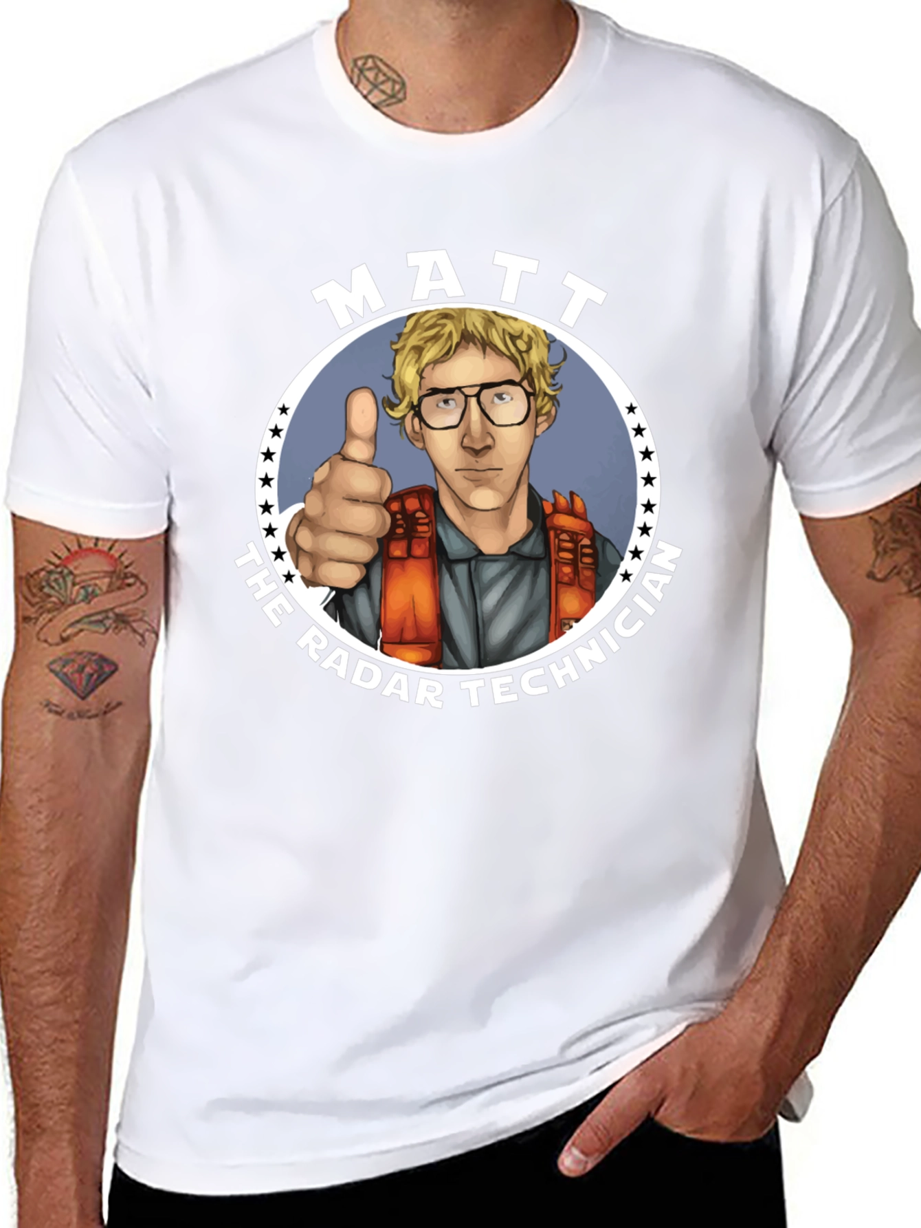Matt The Radar Technician Graphic T-Shirt