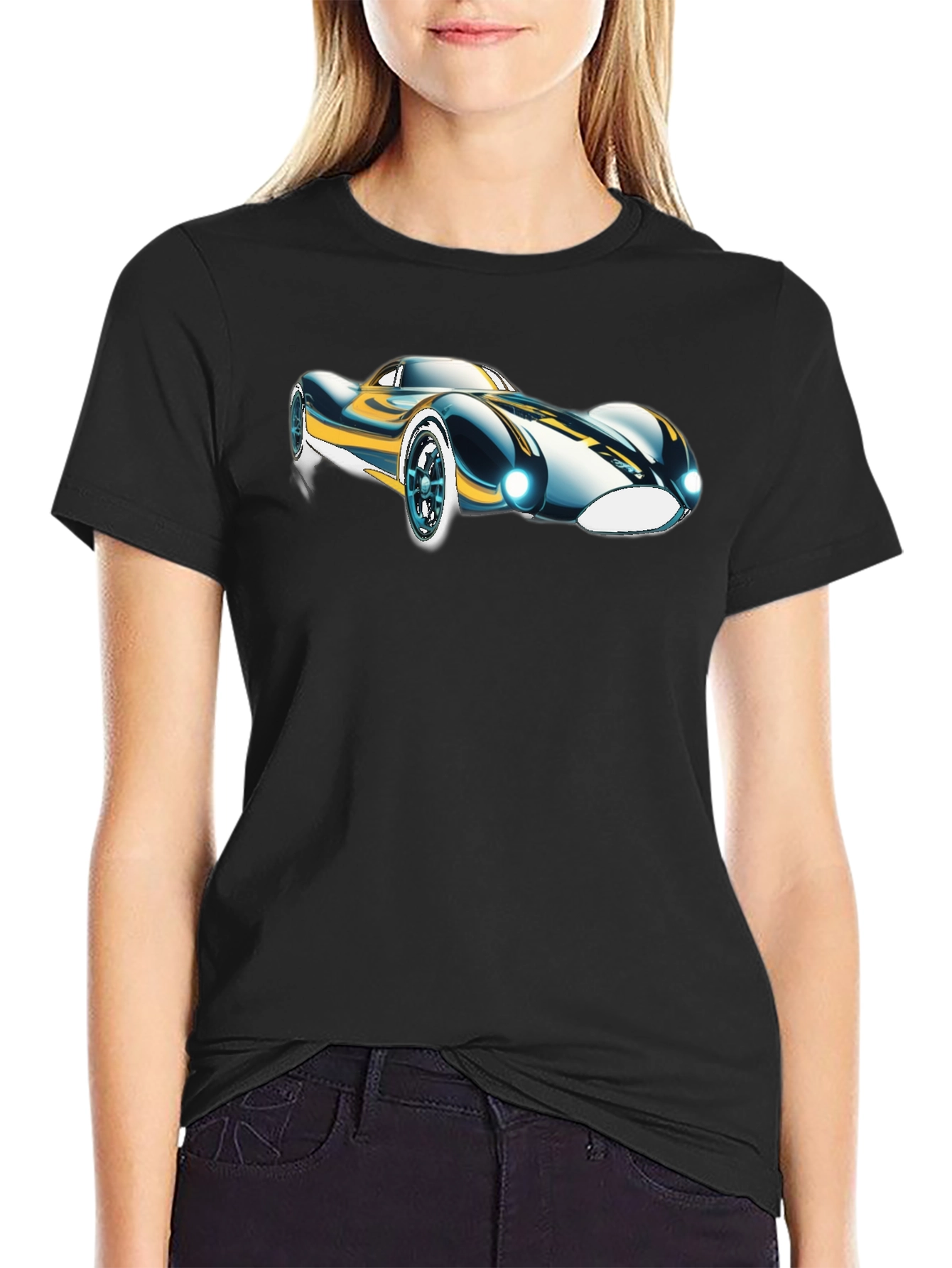Sleek Car Graphic T-Shirt - Cool Design Tee
