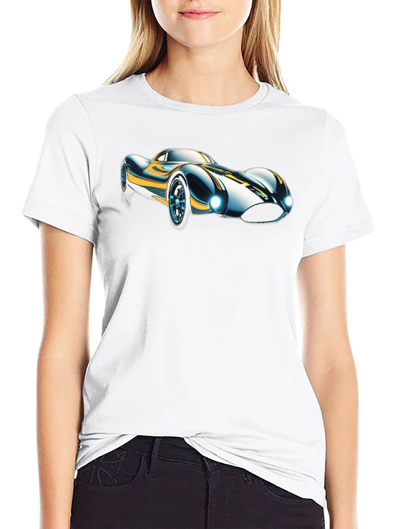Sleek Car Graphic T-Shirt - Cool Design Tee