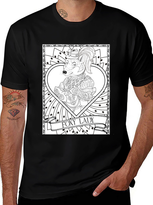 Foxy Lady Black Graphic Tee