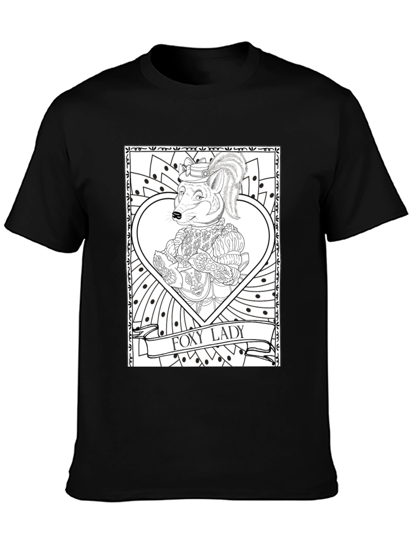 Foxy Lady Black Graphic Tee