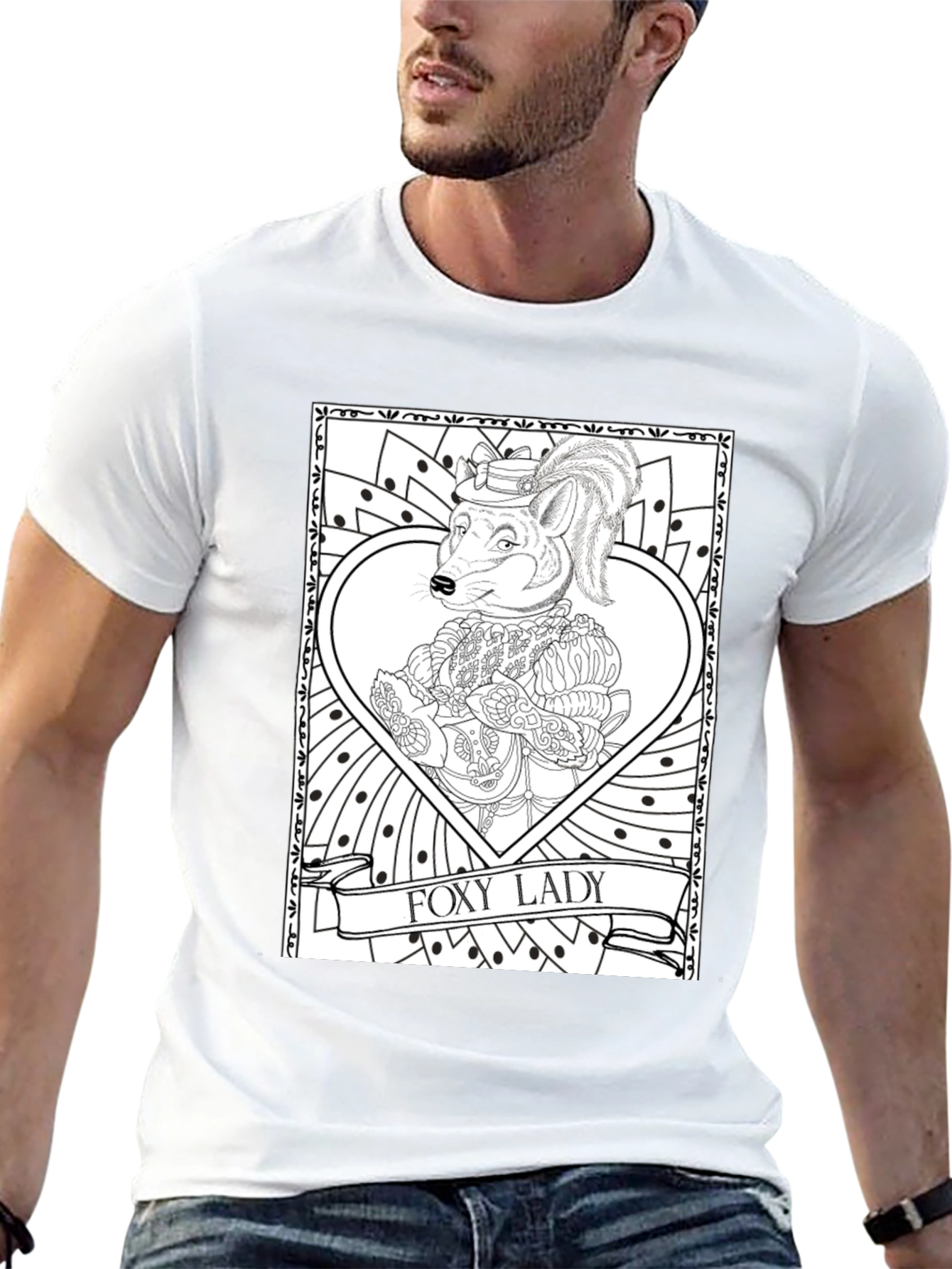 Foxy Lady Black Graphic Tee