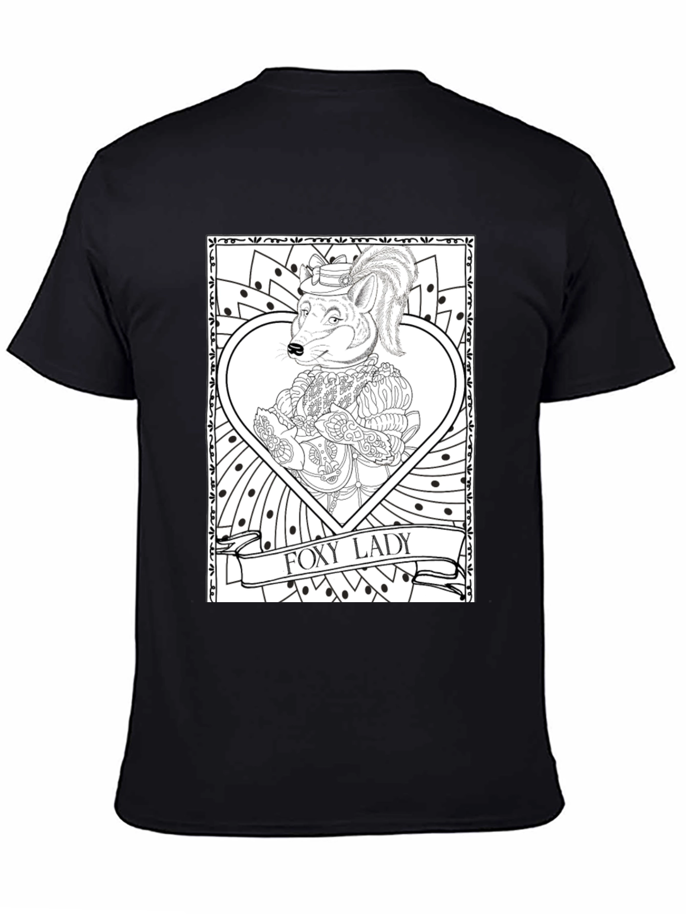 Foxy Lady Black Graphic Tee