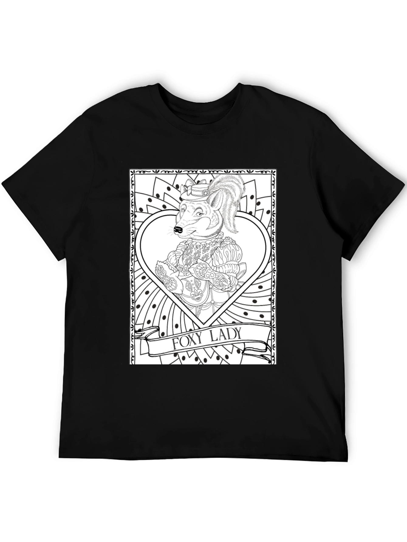 Foxy Lady Black Graphic Tee