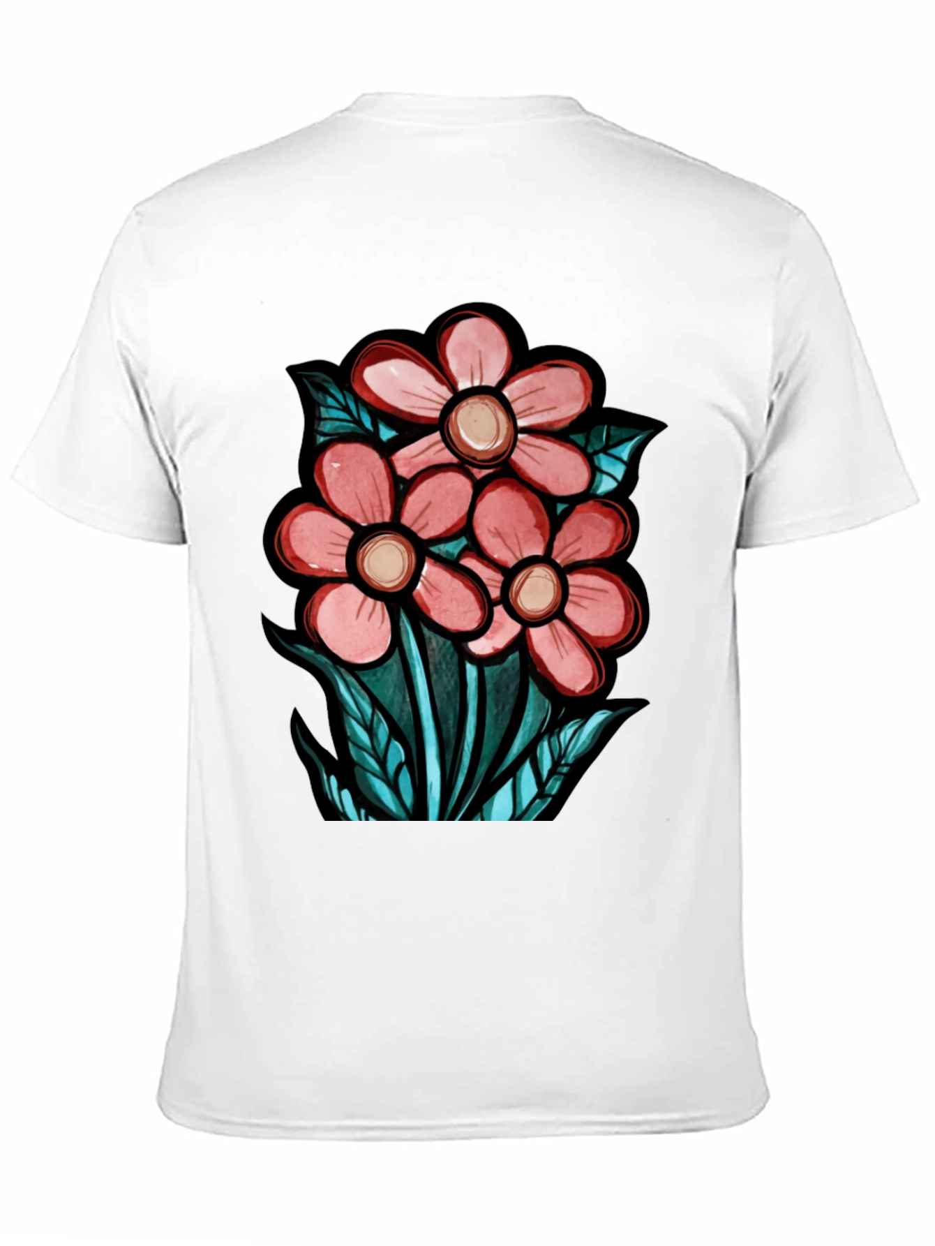 Floral Graphic T-Shirt - Unique Design