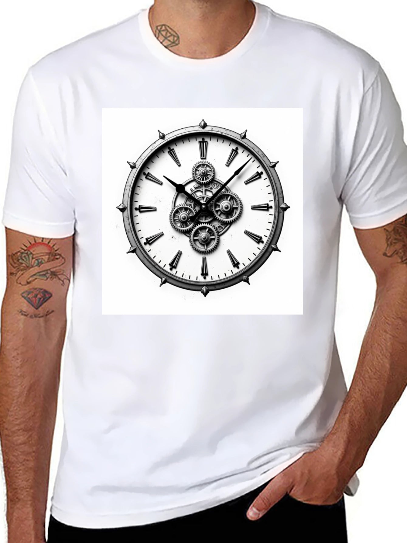 Gear Clockwork T-Shirt - Unique Time Design