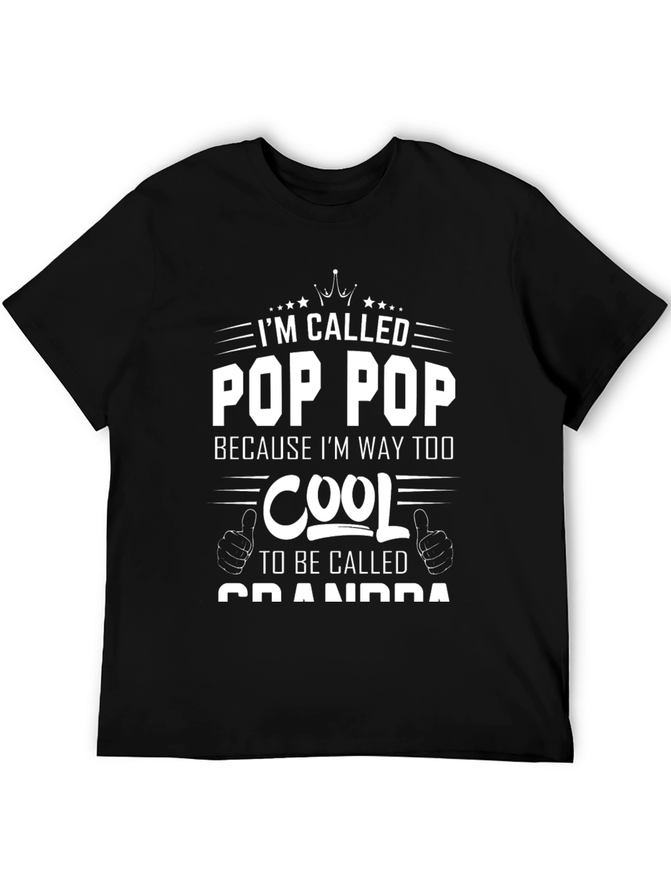 Pop Pop Cool Grandpa T-Shirt