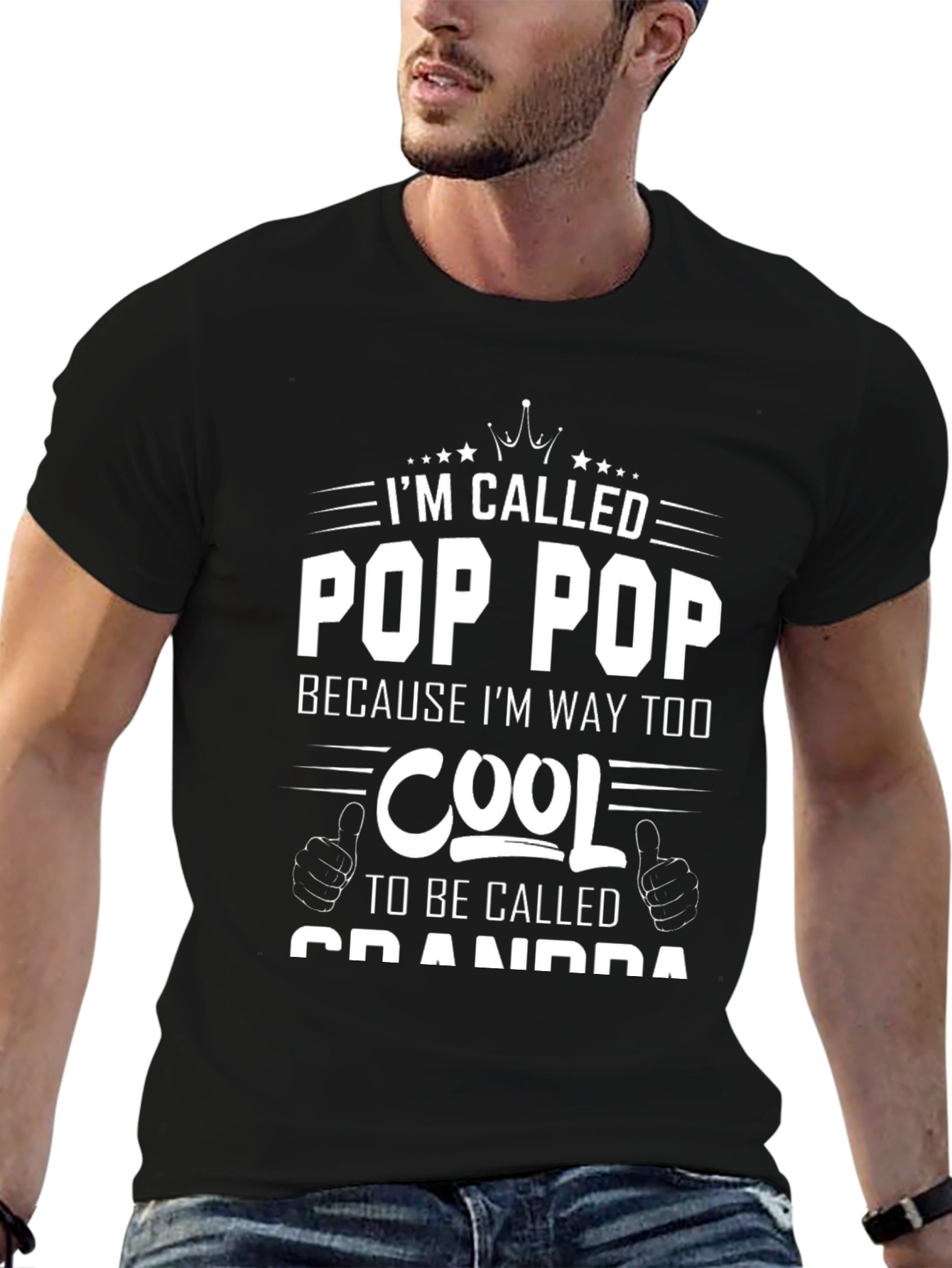 Pop Pop Cool Grandpa T-Shirt