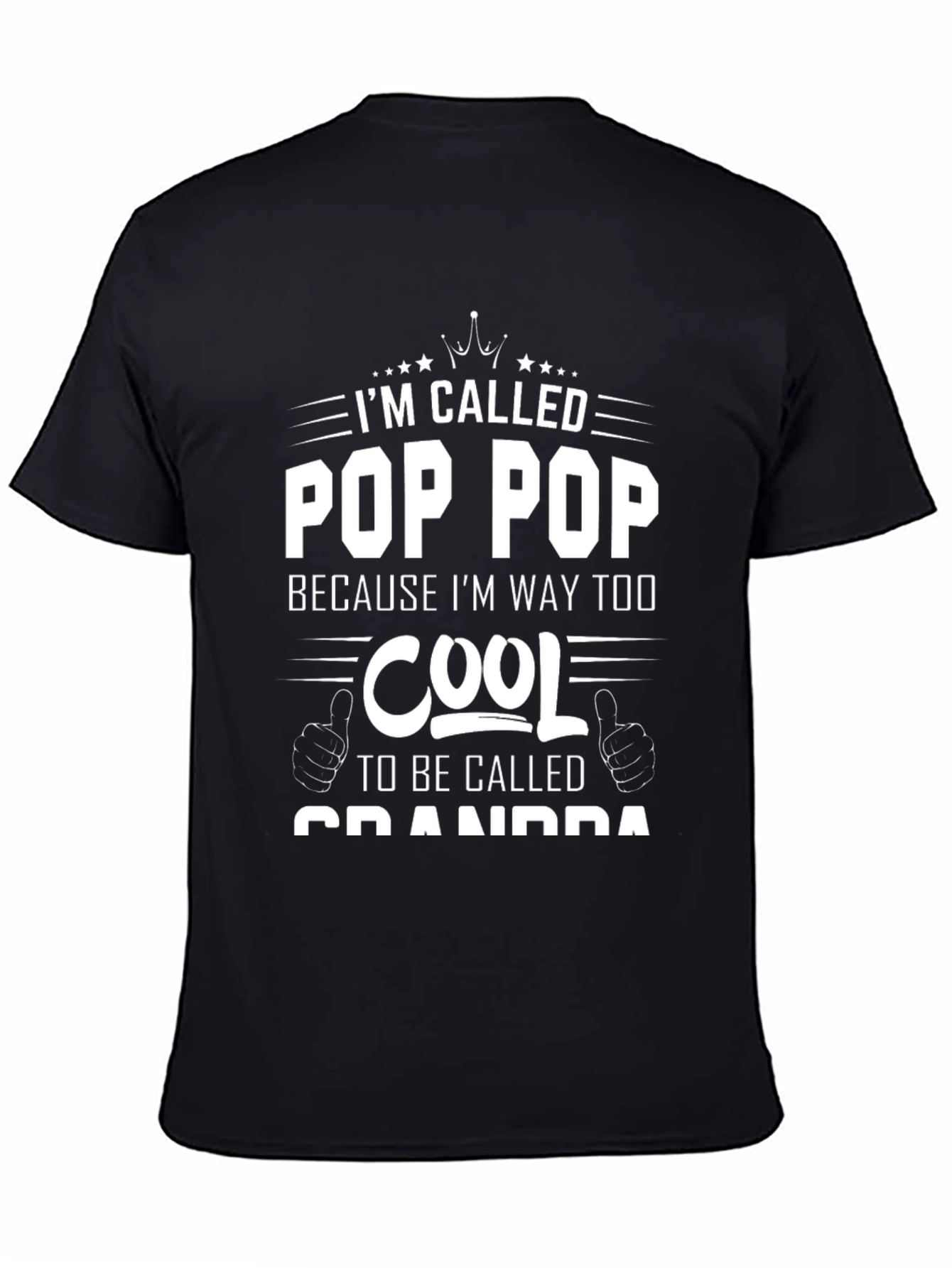 Pop Pop Cool Grandpa T-Shirt