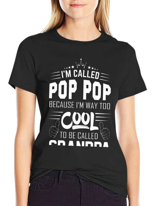 Pop Pop Cool Grandpa T-Shirt