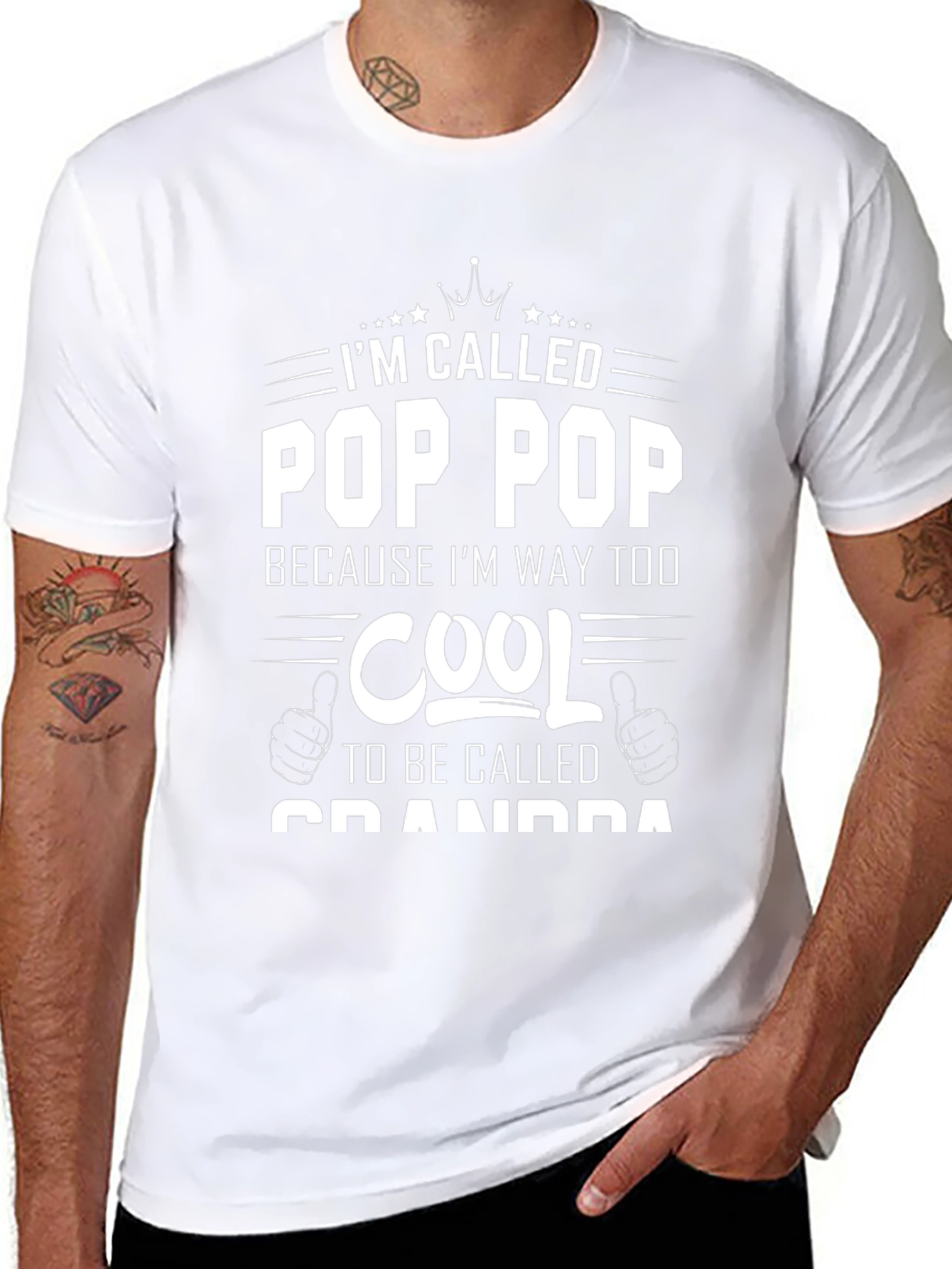 Pop Pop Cool Grandpa T-Shirt