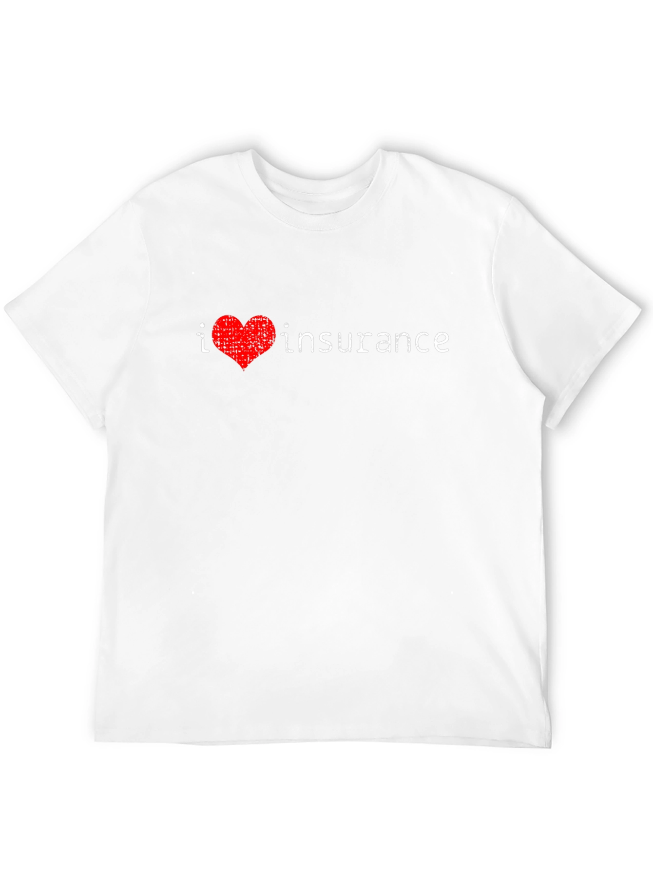 I Heart Insurance T-Shirt - Novelty Tee