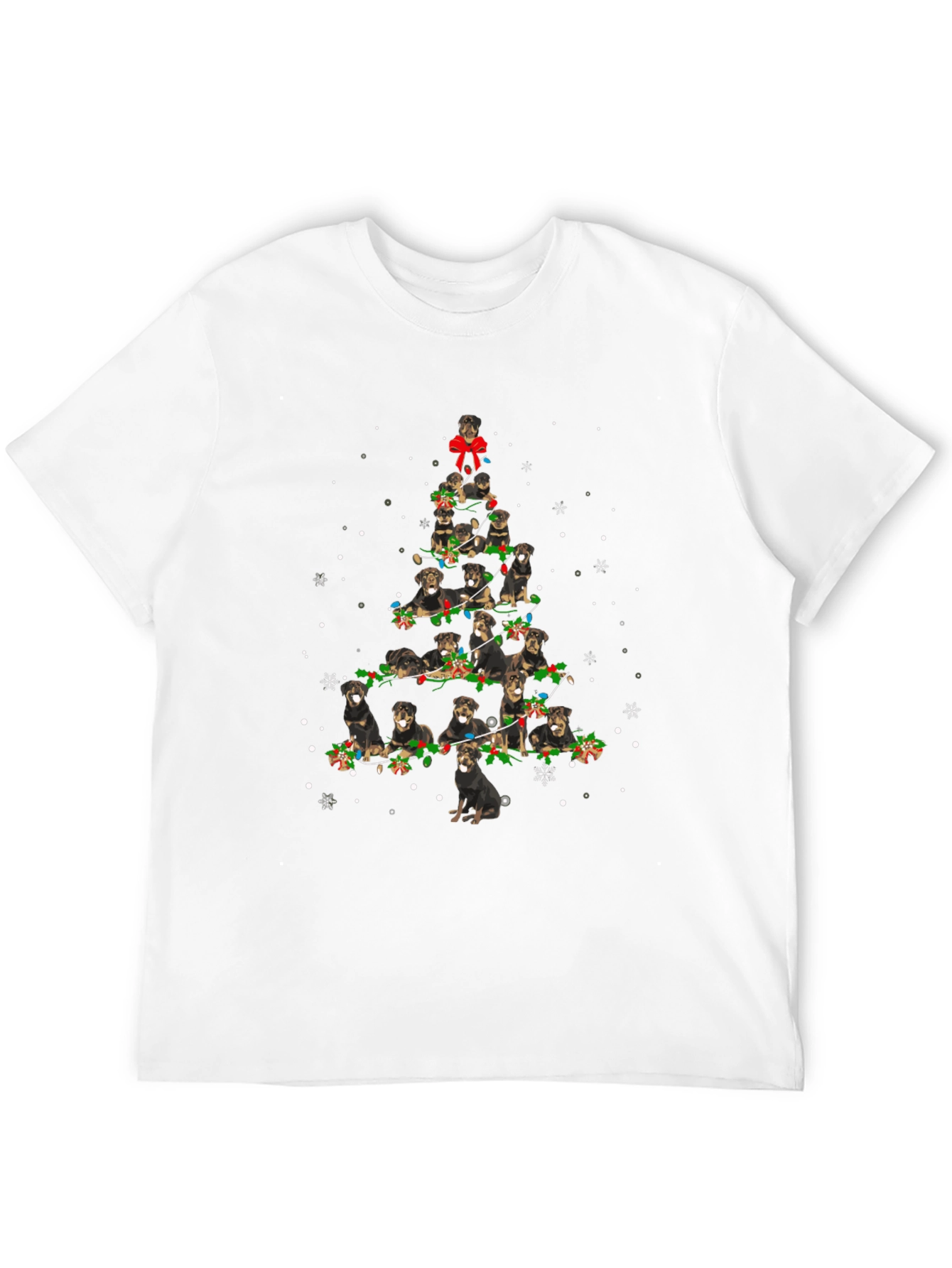 Rottweiler Christmas Tree T-Shirt