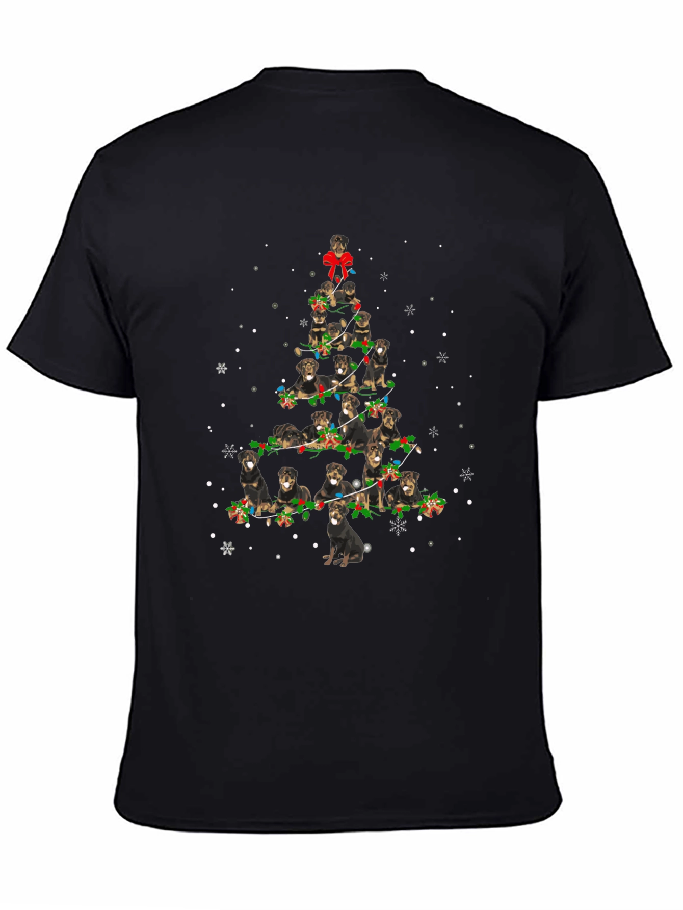 Rottweiler Christmas Tree T-Shirt
