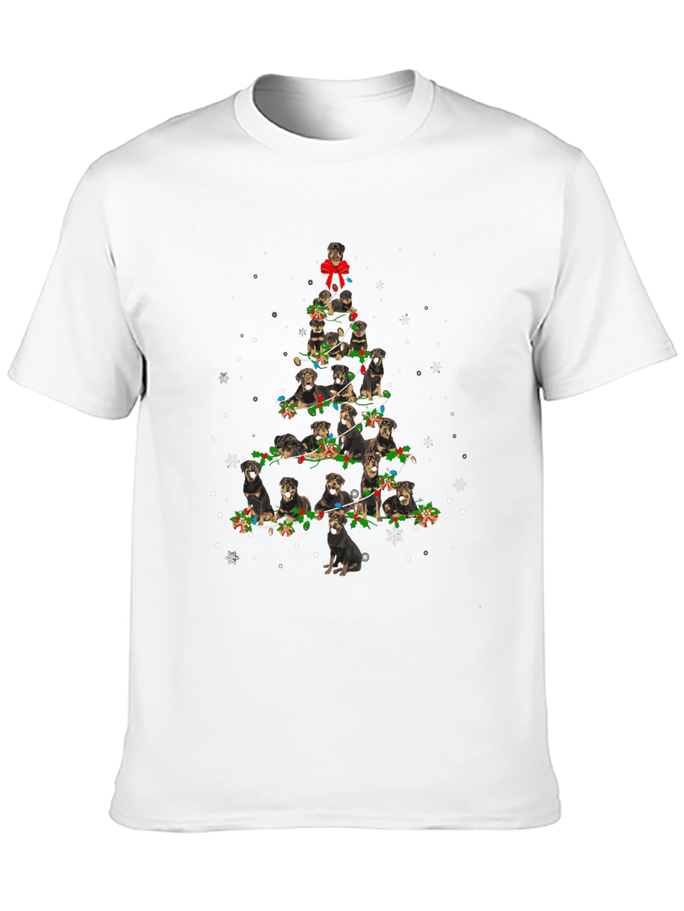 Rottweiler Christmas Tree T-Shirt