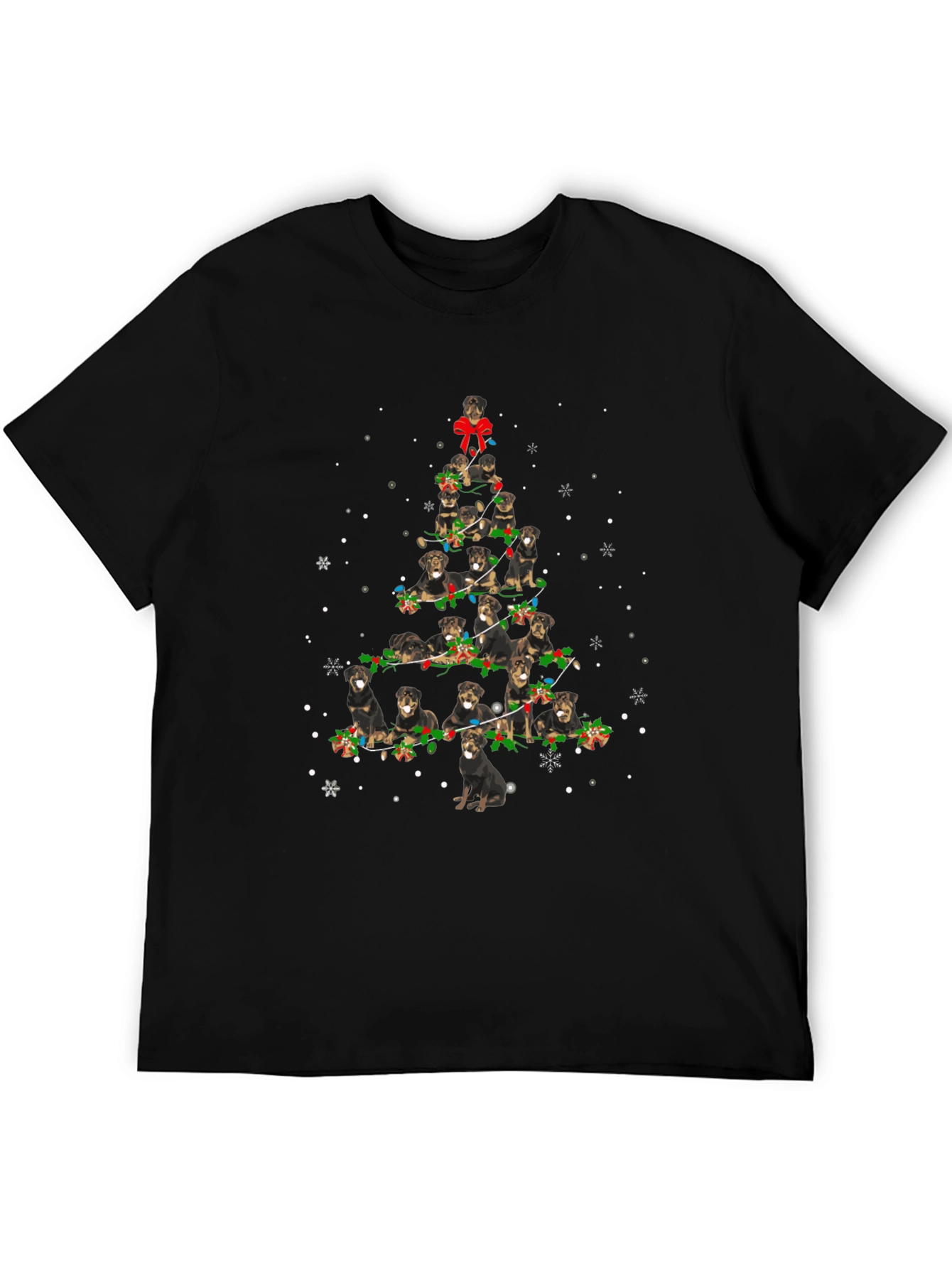 Rottweiler Christmas Tree T-Shirt