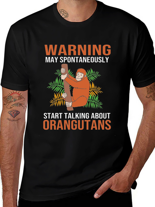 Warning: Orangutan Lovers Graphic Tee