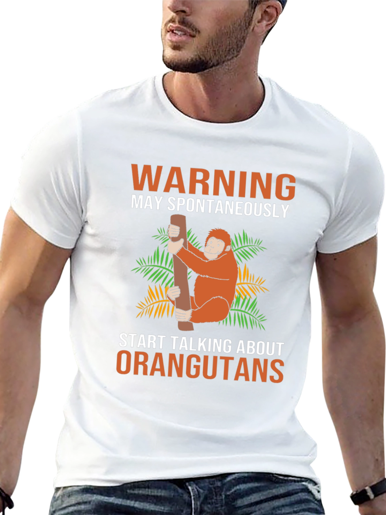 Warning: Orangutan Lovers Graphic Tee
