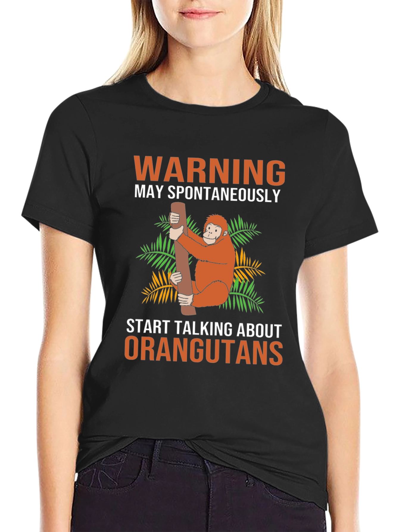 Warning: Orangutan Lovers Graphic Tee