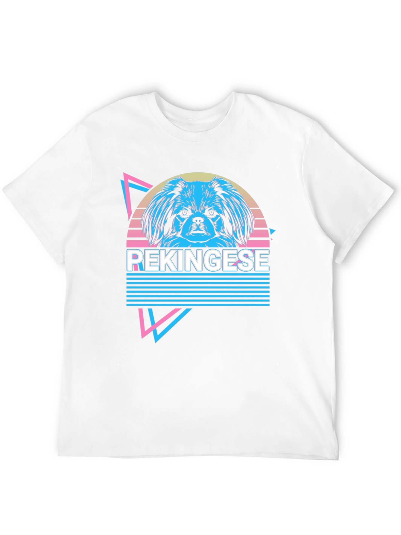 Retro Pekingese Dog Graphic T-Shirt