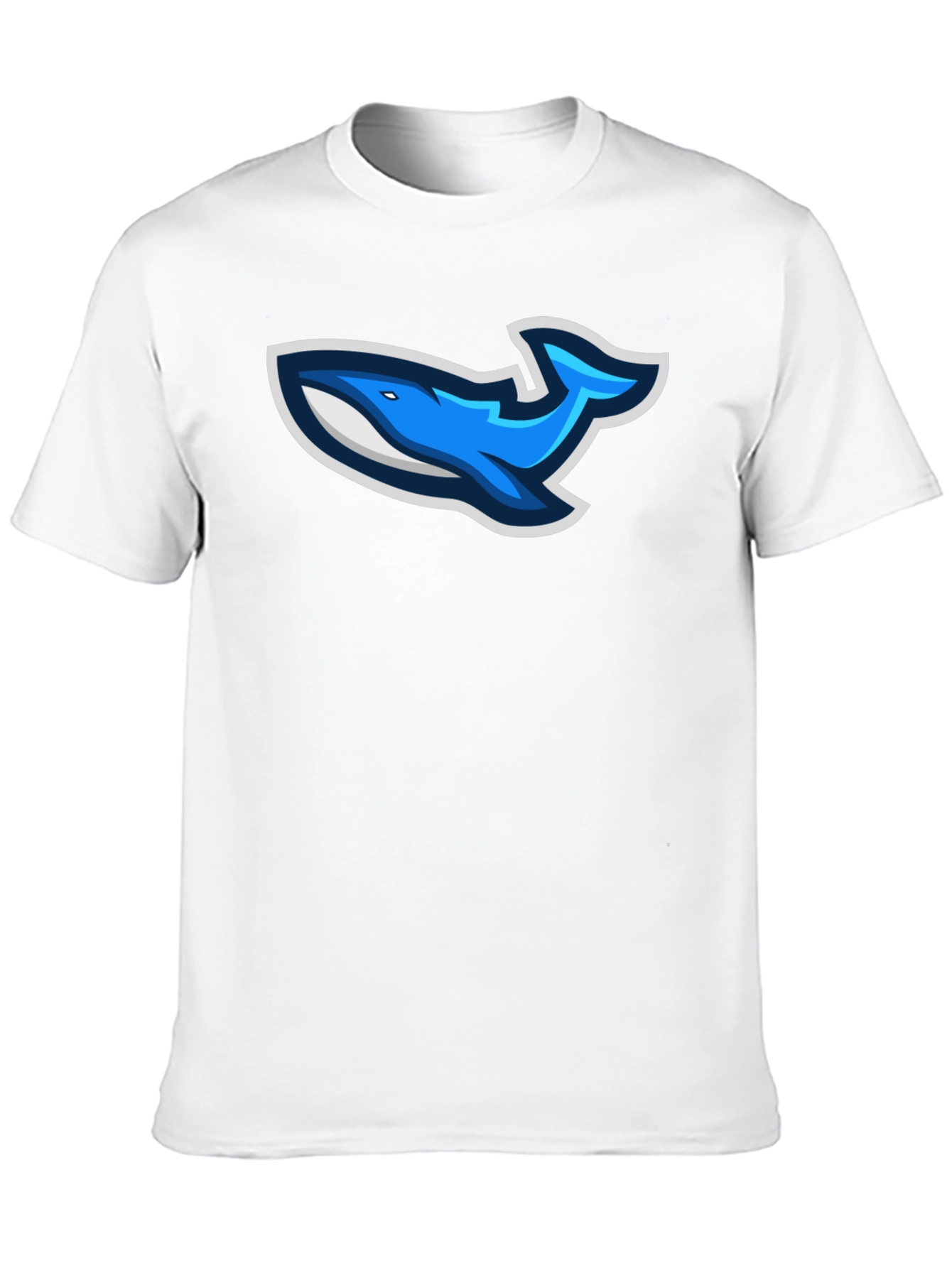 Cool Whale Logo Graphic T-Shirt