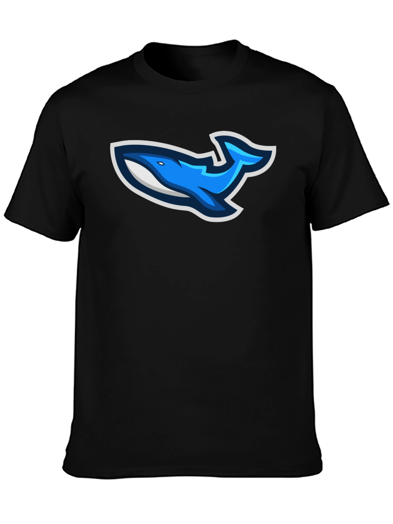 Cool Whale Logo Graphic T-Shirt