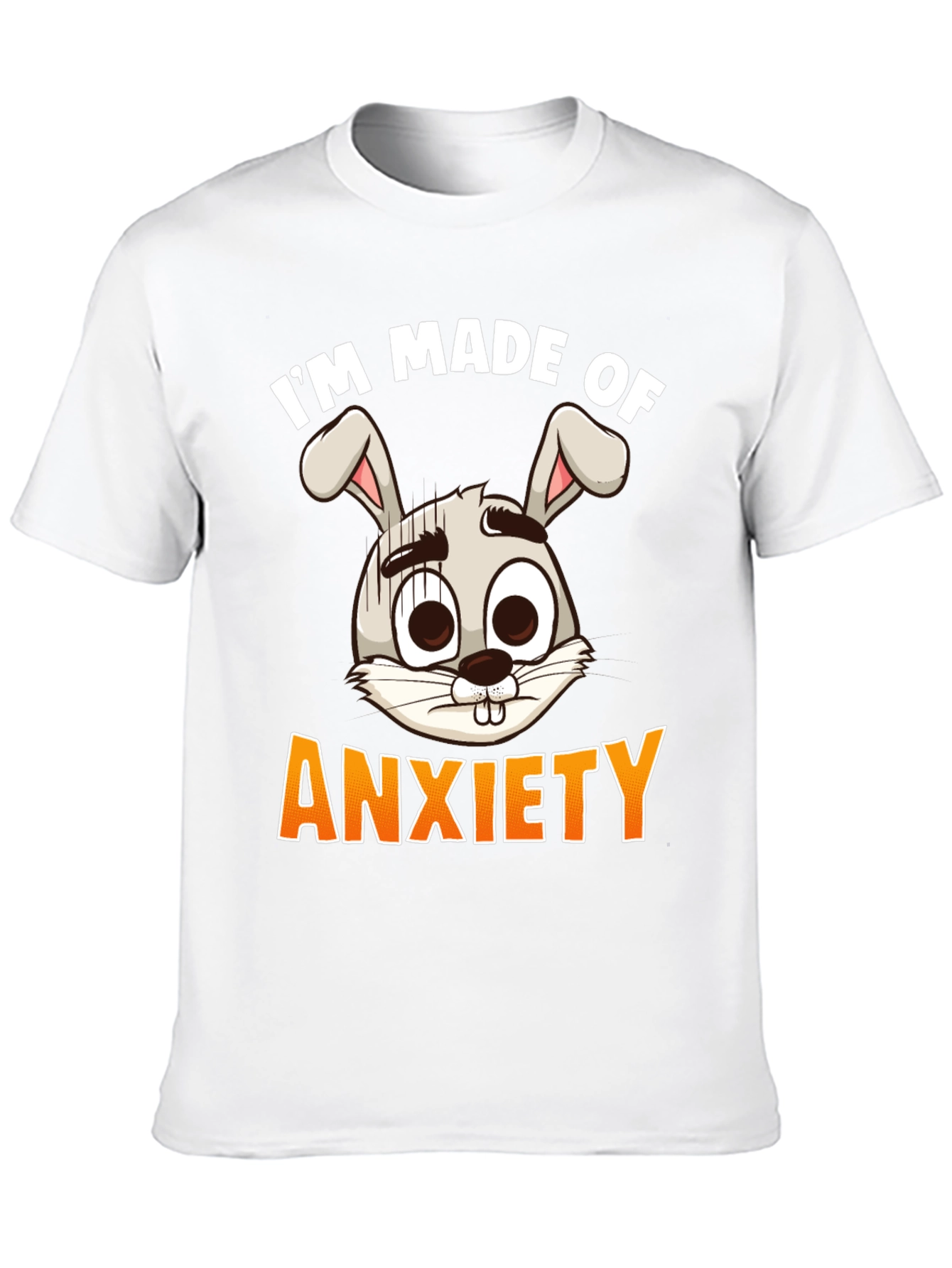 Anxiety Bunny Graphic Tee