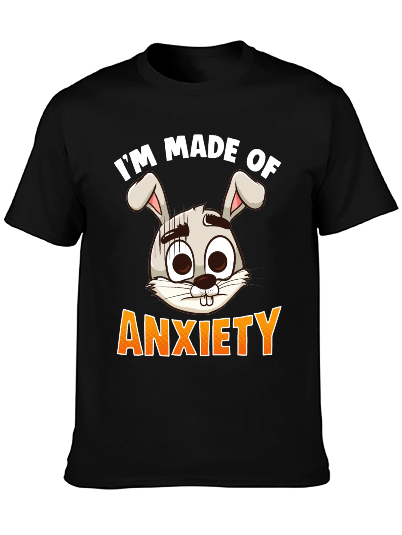 Anxiety Bunny Graphic Tee