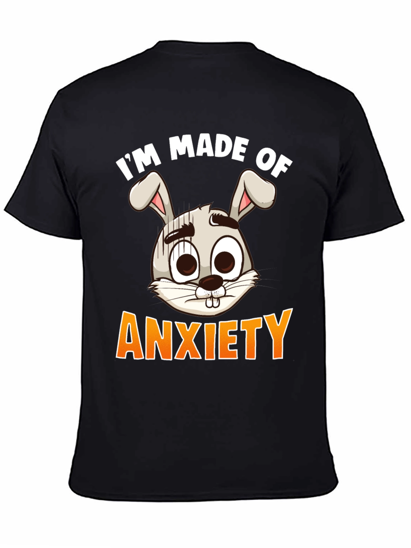 Anxiety Bunny Graphic Tee