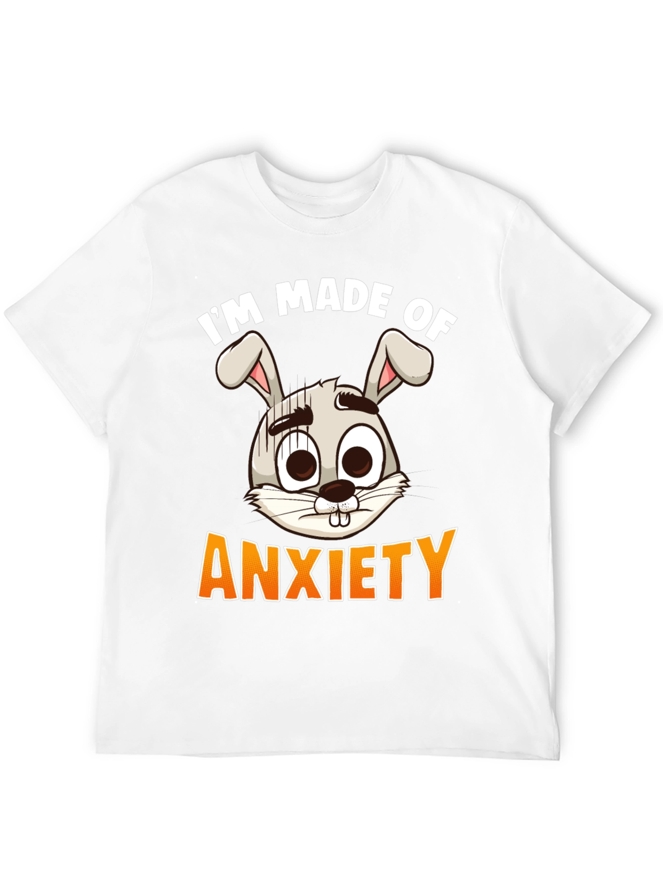 Anxiety Bunny Graphic Tee
