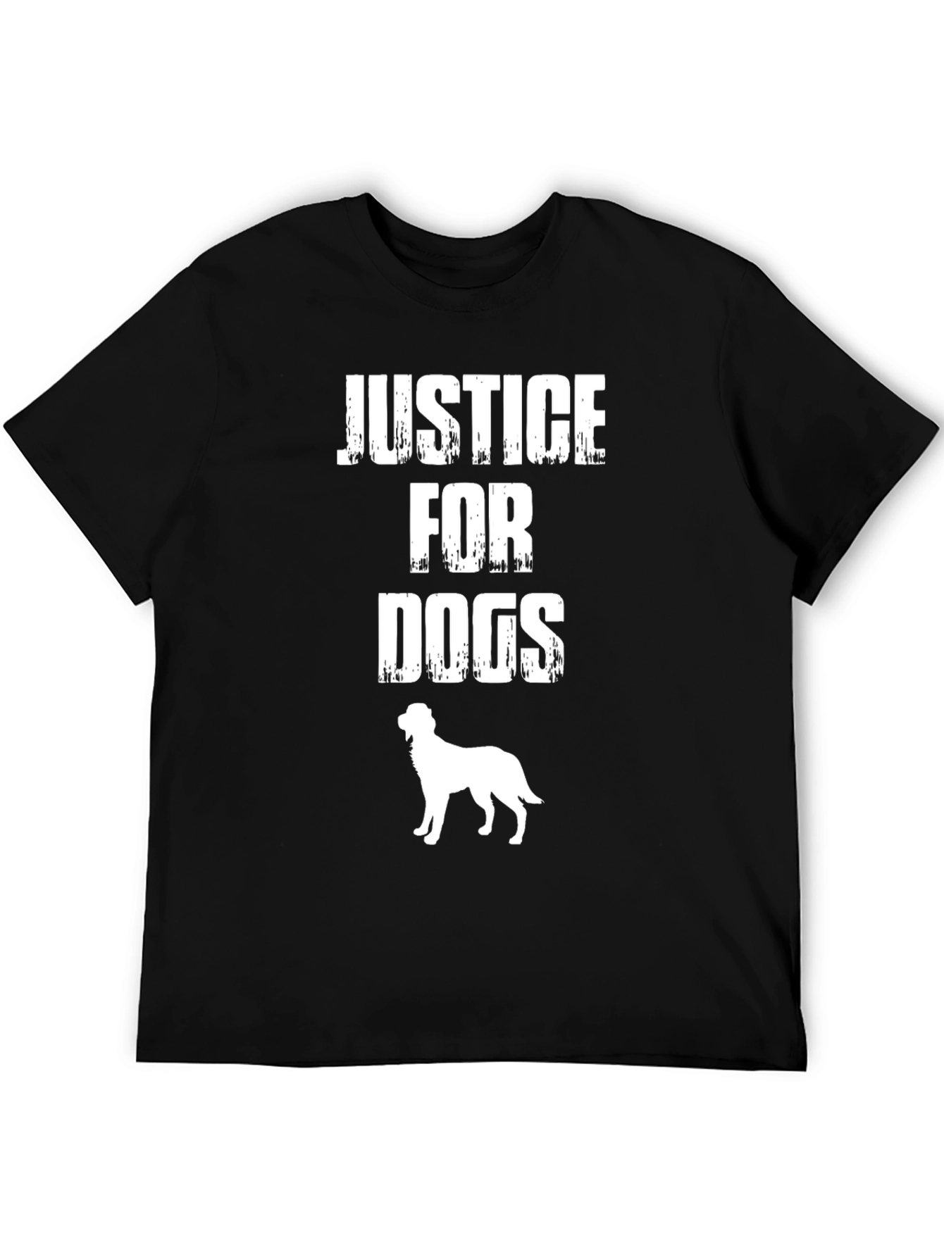 Justice for Dogs Graphic Tee - Black