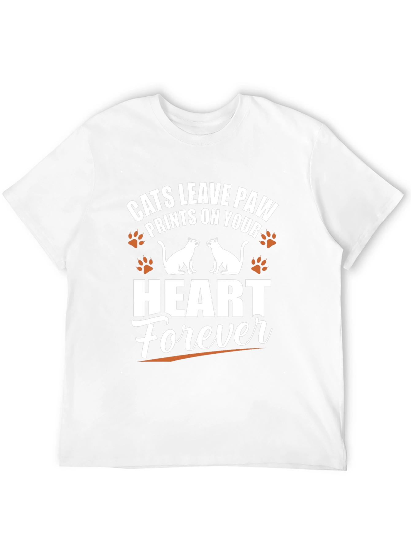 Cats Leave Paw Prints T-Shirt