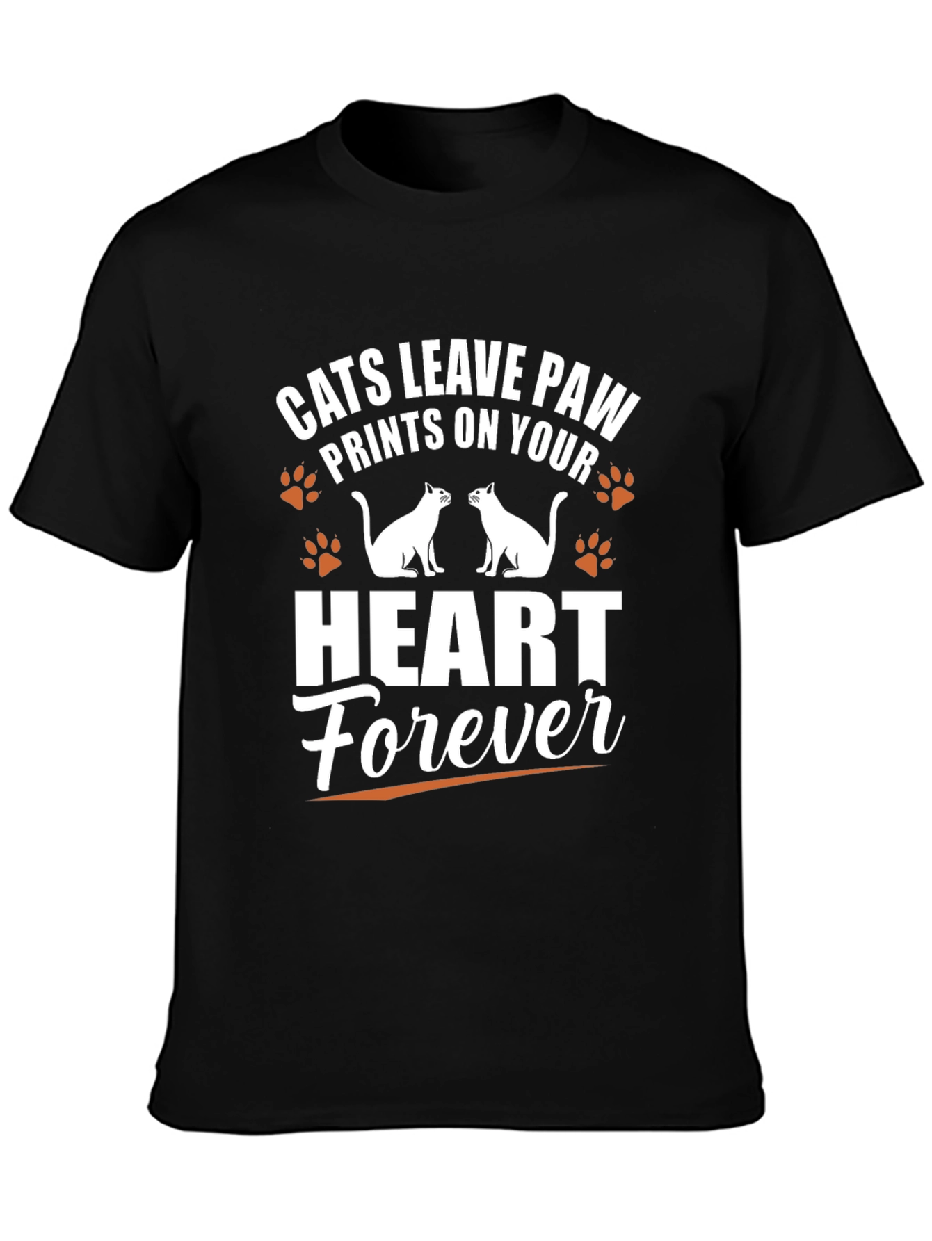 Cats Leave Paw Prints T-Shirt