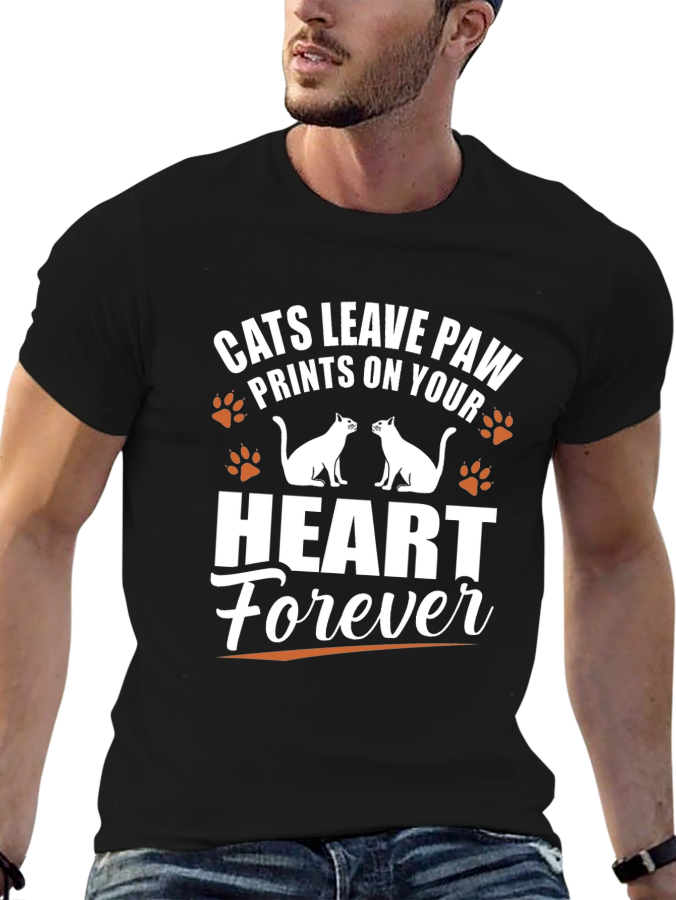Cats Leave Paw Prints T-Shirt
