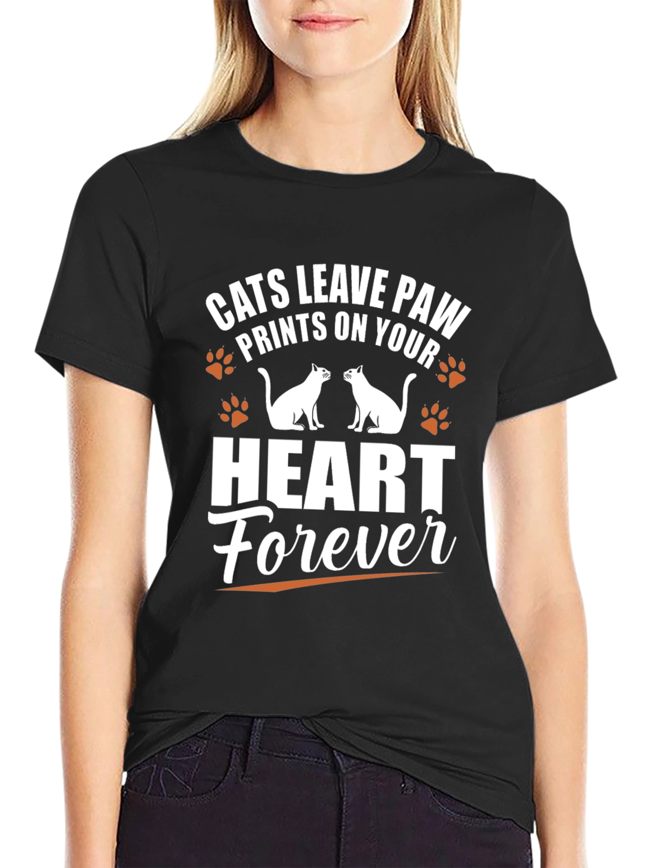 Cats Leave Paw Prints T-Shirt