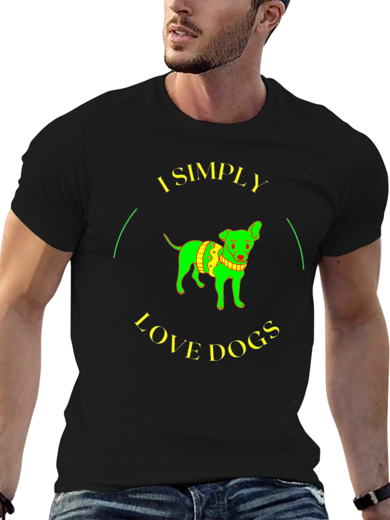 I Simply Love Dogs Graphic Tee