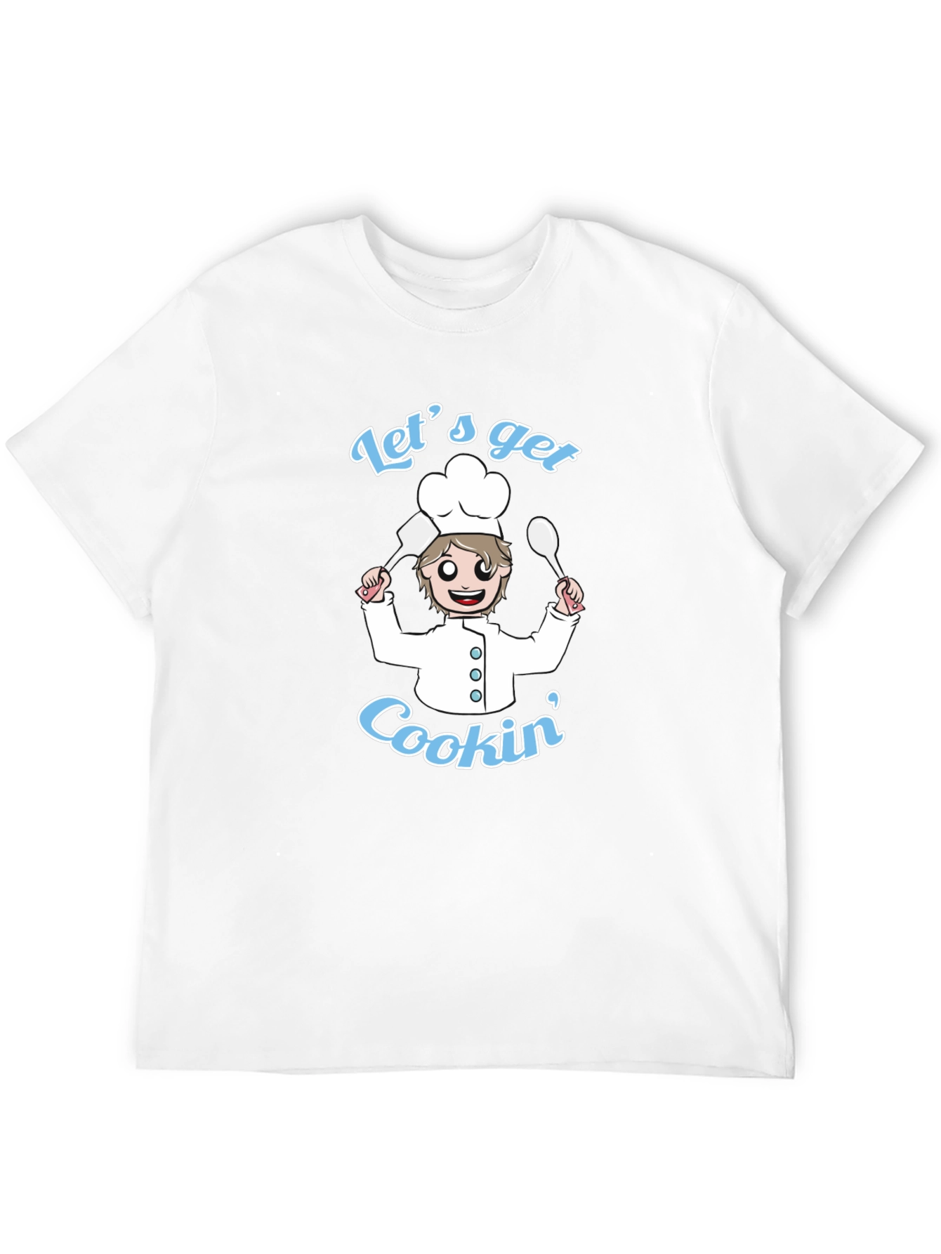 Lets Get Cookin Black Graphic Tee