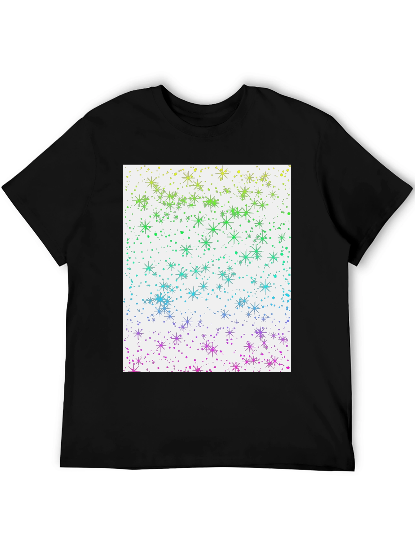 Rainbow Starry Night Graphic Tee - Unisex
