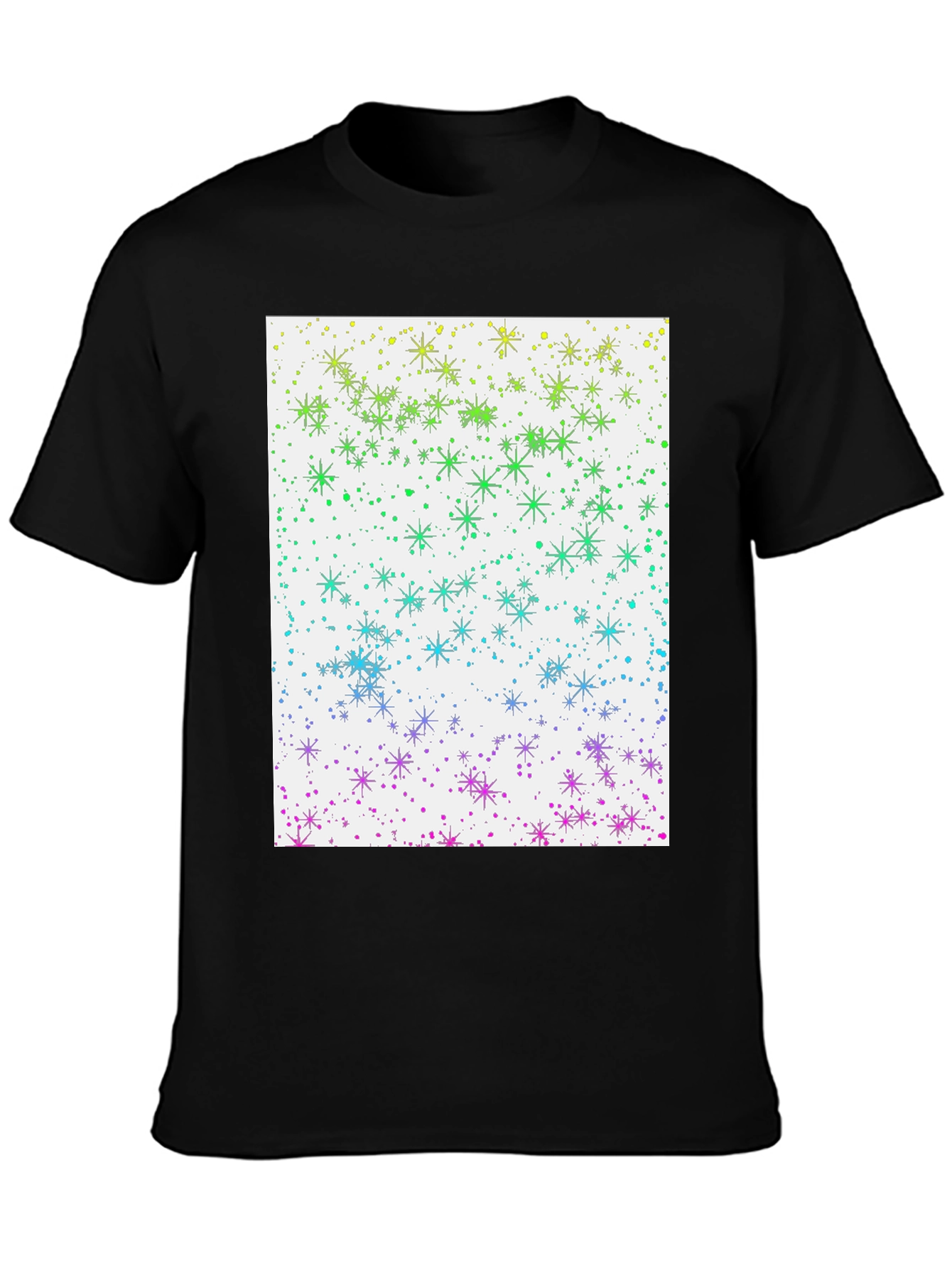 Rainbow Starry Night Graphic Tee - Unisex