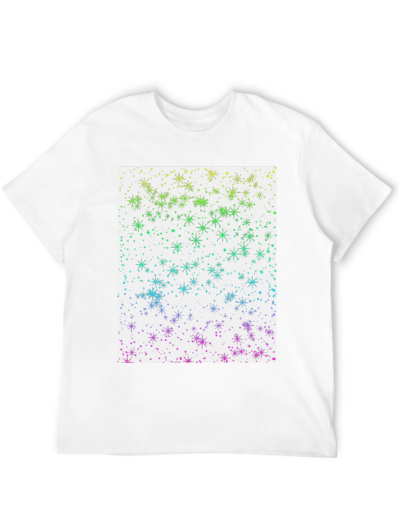 Rainbow Starry Night Graphic Tee - Unisex